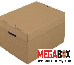 ארגז קרטון עם מכסה